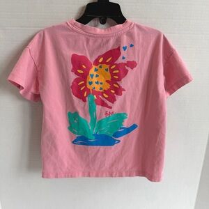 Pink Kids T-Shirt with Heart Design size 110/5T